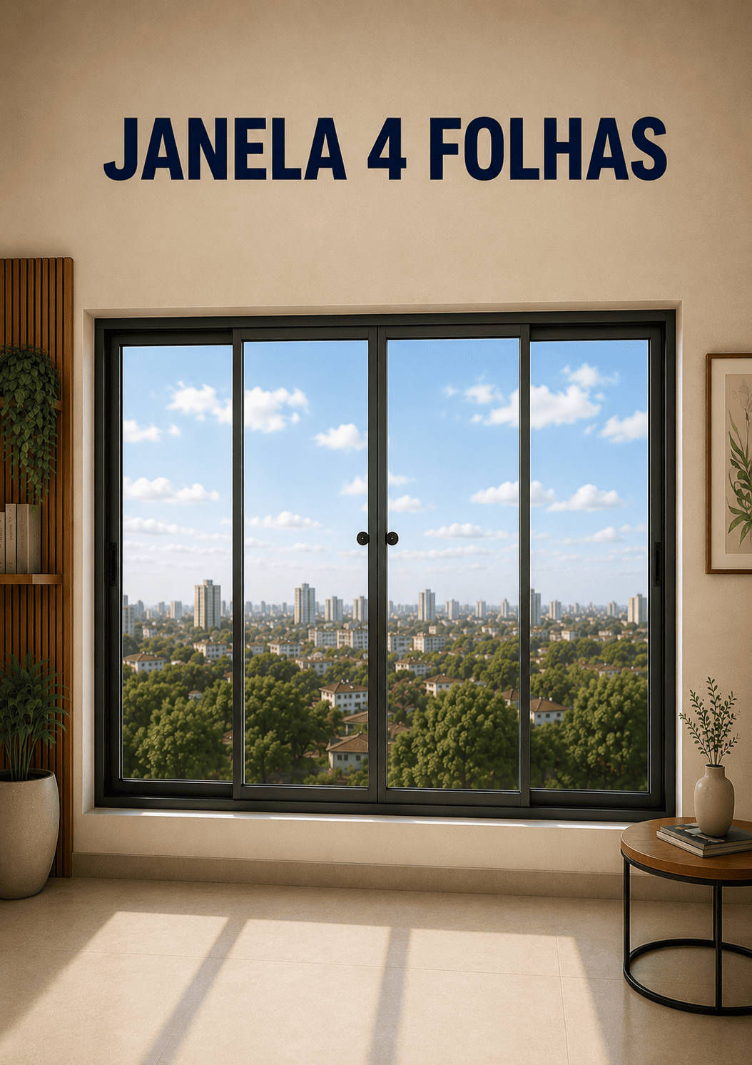 Resultado final janela 4 folhas