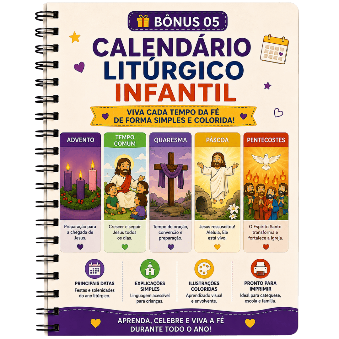 Calendário Litúrgico Infantil