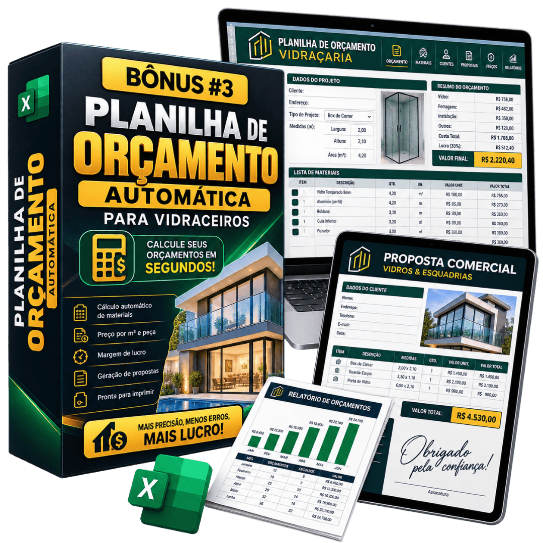 Bônus 3 — planilha de orçamento