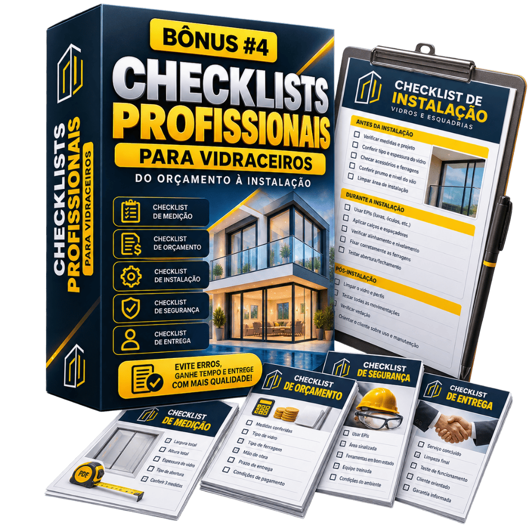 Bônus 4 — checklists profissionais