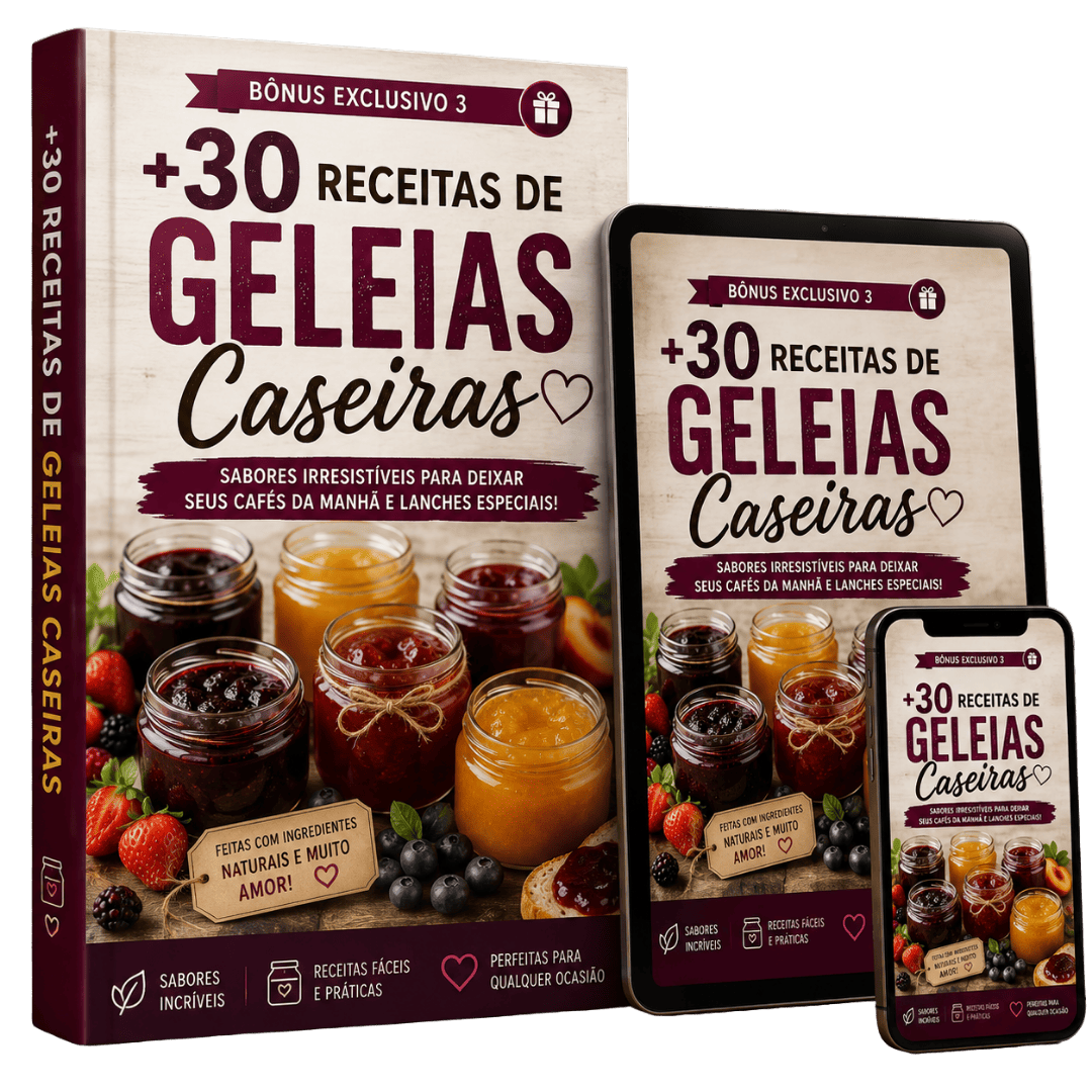 Mockup +30 Receitas de Geleias Caseiras