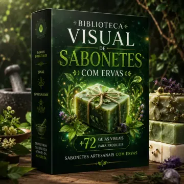 Biblioteca Visual de Sabonetes com Ervas com mais de 72 guias