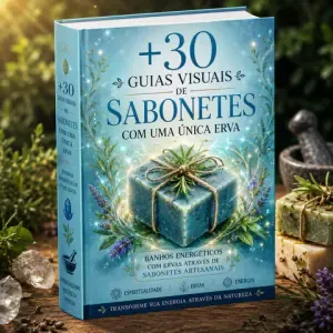Mais 30 guias visuais de sabonetes com uma única erva